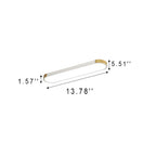 Modern Linear Metal Flush Mount Ceiling Light With Dimmable Remote — Harbor Light Co.