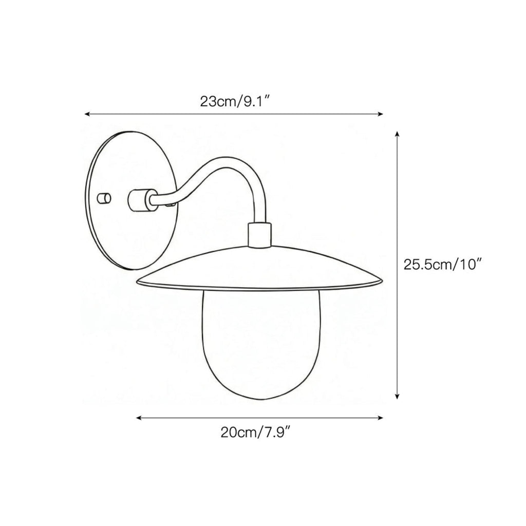 Modern Brass Wall Light for Living Room and Bedroom — Harbor Light Co.