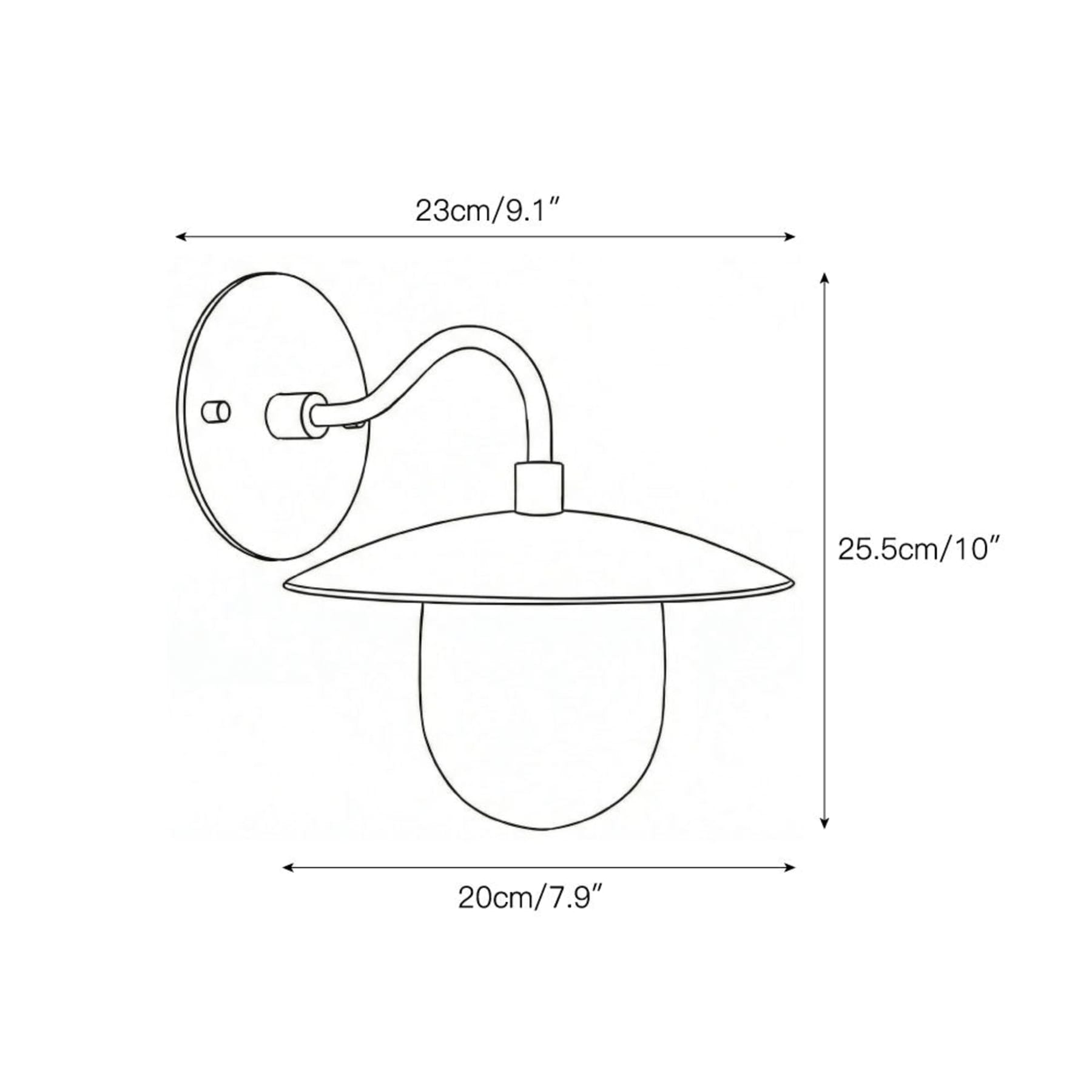 Modern Brass Wall Light for Living Room and Bedroom — Harbor Light Co.