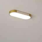 Modern Linear Metal Flush Mount Ceiling Light With Dimmable Remote — Harbor Light Co.