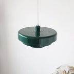 Mid-Century Metal Dining Room Pendant Light with Layered Disc Shade