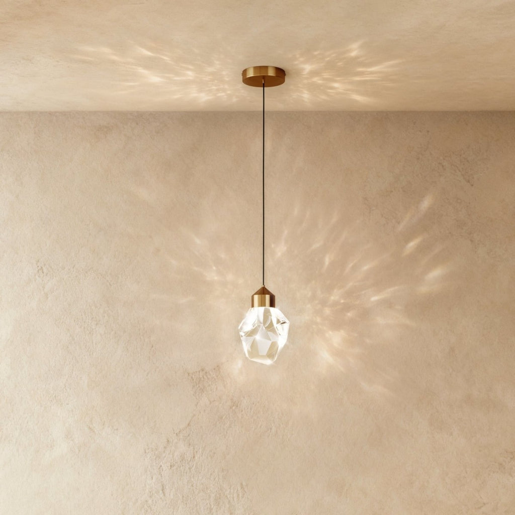 Modern Crystal Pendant Light With Integrated LED — Harbor Light Co.