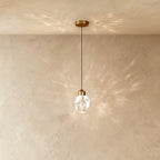 Modern Crystal Pendant Light With Integrated LED — Harbor Light Co.