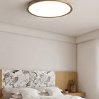 Modern Wood Flush Mount Ceiling Light With Slim Low-Profile Design — Harbor Light Co.