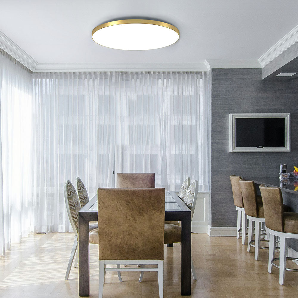 Ultra Slim Round Flush Mount Ceiling Light