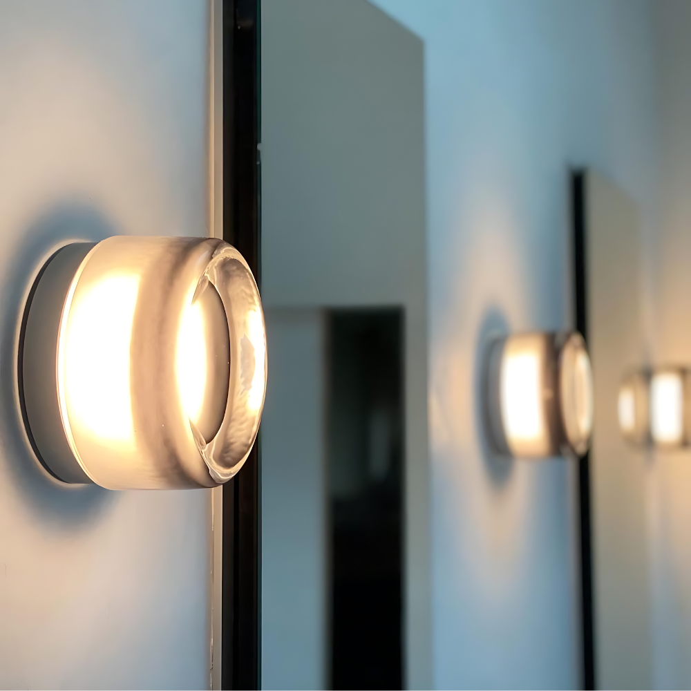 Modern Glass Wall Sconce for Living Room — Harbor Light Co.