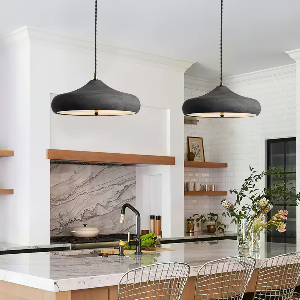 Modern Iron Pendant Light With Warm LED Glow for Dining Room — Harbor Light Co.