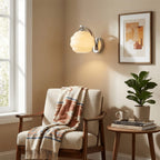Modern Glass Wall Light With Warm LED Glow — Harbor Light Co.