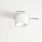 Modern Iron Flush Mount Ceiling Light With Built-In LED — Harbor Light Co.