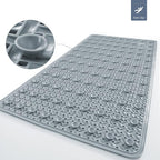 Non-Slip Bathtub Mat with Suction Cups Quick Drying Rubber Bath Mat with Drainage Holes for Tub and Shower