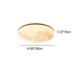 Modern Wood Flush Mount Ceiling Light With LED Bulbs For Bedroom — Harbor Light Co.