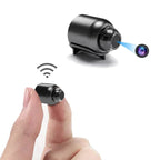 Mini WiFi Security Camera Two Pack Wireless Indoor Camera with Night Vision Motion Detection and Phone App for Home Baby and Pet Monitoring