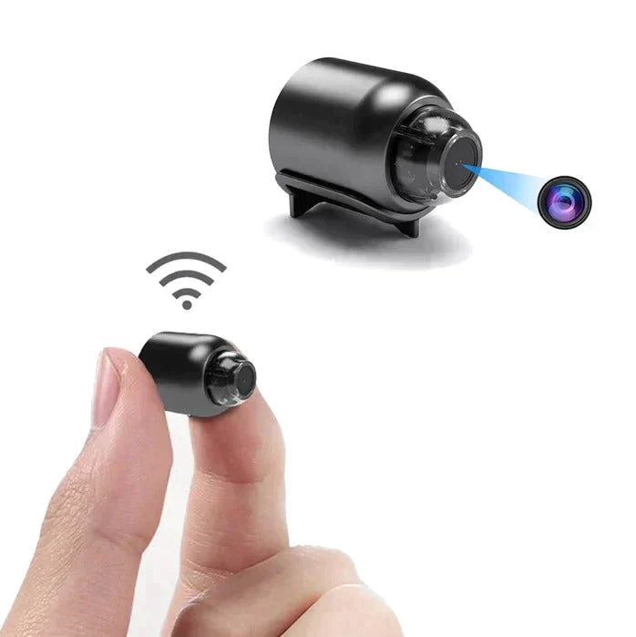 Mini WiFi Security Camera Two Pack Wireless Indoor Camera with Night Vision Motion Detection and Phone App for Home Baby and Pet Monitoring