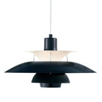 Scandinavian Metal Pendant Light for Dining Room in Pure Black — Harbor Light Co.
