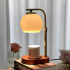 Modern Wood and Glass Table Lamp for Living Room and Bedroom — Harbor Light Co.