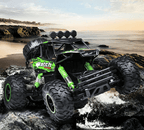 Remote Control Monster Truck Off-Road RC Rock Crawler Car with Rubber Tires Rechargeable Battery and Remote for Kids and Adults All Terrain Toy Truck