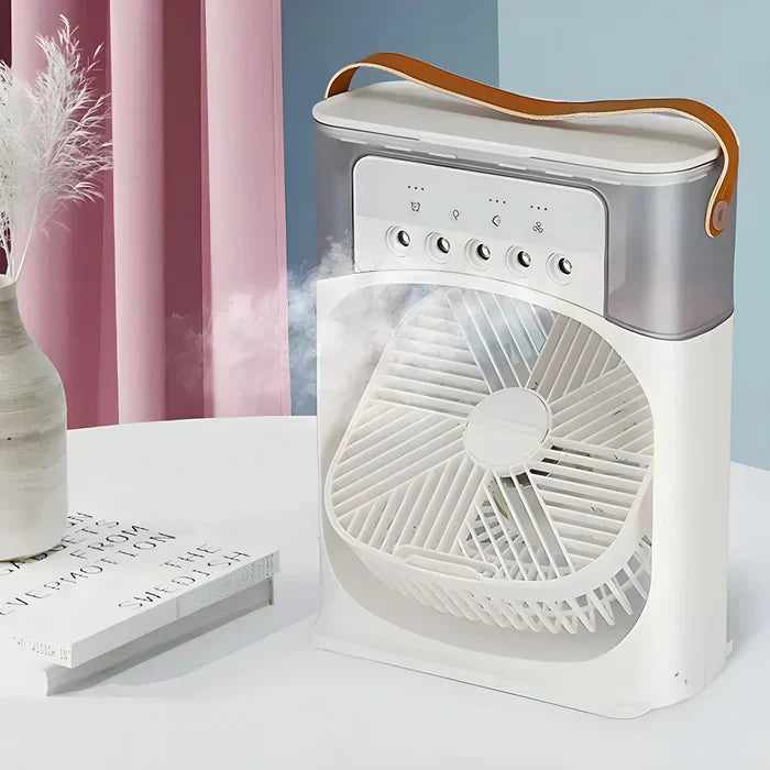 3-in-1 Portable Air Cooler With LED Light