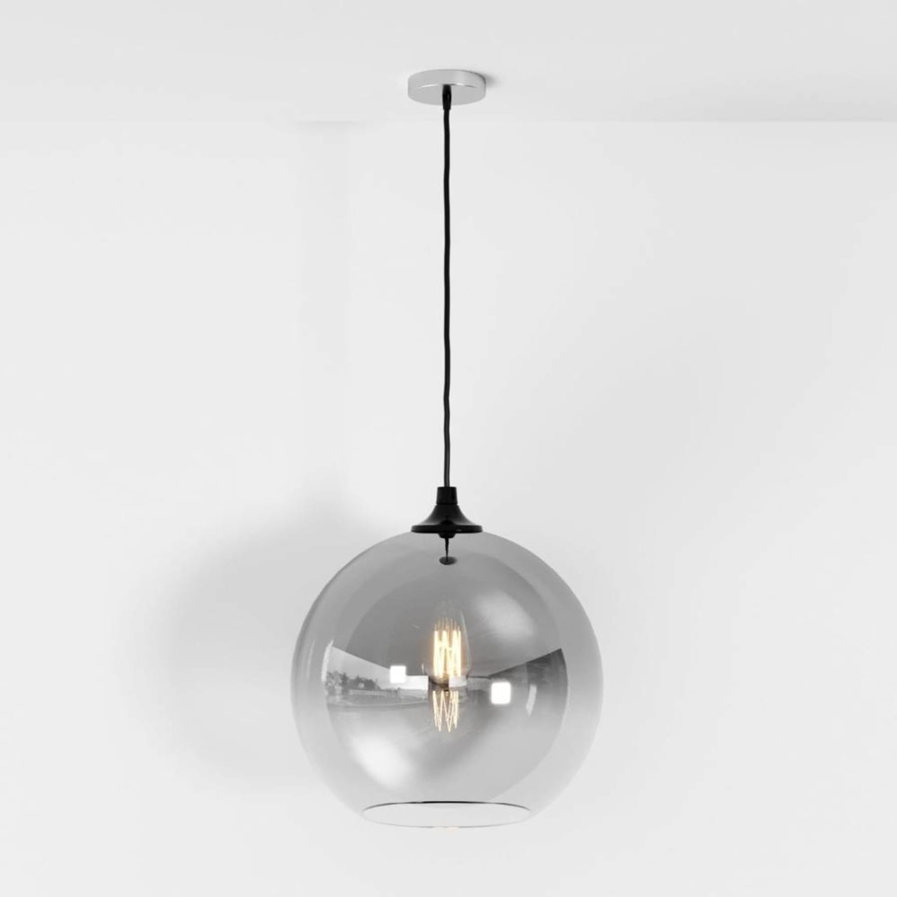 Modern Glass Pendant Light With Warm LED Glow — Harbor Light Co.