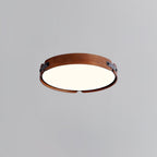 Scandinavian Wood Flush Mount Ceiling Light for Living Room — Harbor Light Co.