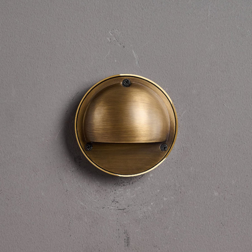 Modern Copper Wall Light With Tri-Color Glow — Harbor Light Co.
