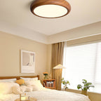Modern Wood Flush Mount Ceiling Light for Living Room — Harbor Light Co.