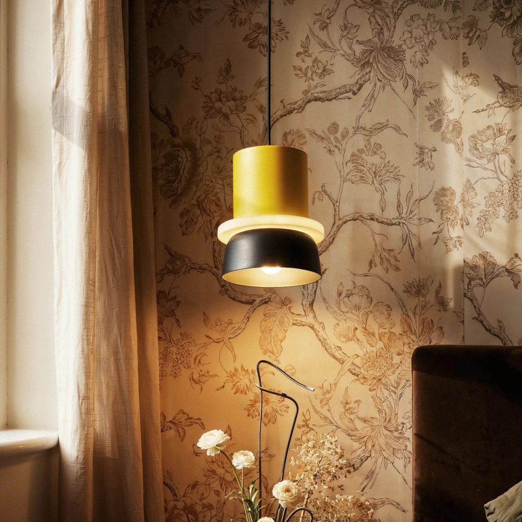 Modern Aluminum Two-Tone Pendant Light With Warm LED Glow — Harbor Light Co.