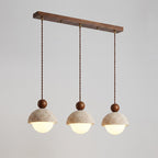 Modern Travertine Stone Pendant Light for Dining Room — Harbor Light Co.