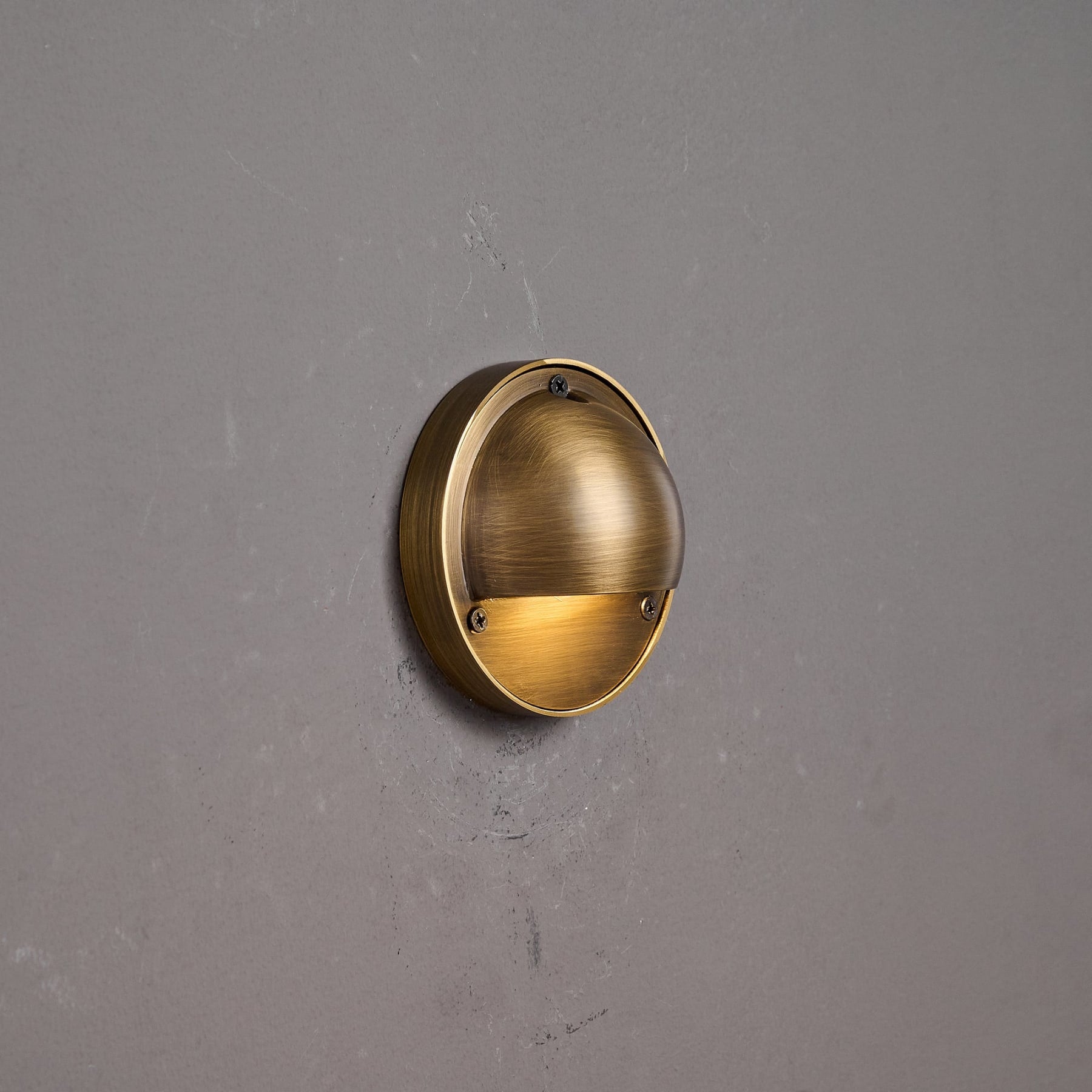 Modern Copper Wall Light With Tri-Color Glow — Harbor Light Co.