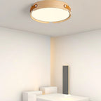 Scandinavian Wood Flush Mount Ceiling Light for Living Room — Harbor Light Co.