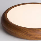Modern Wood Flush Mount Ceiling Light for Living Room — Harbor Light Co.