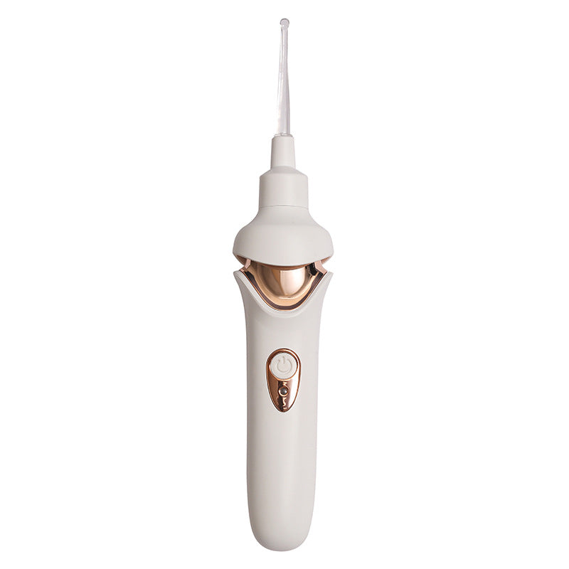 Electric Ear Wax Remover with LED Light Ear Cleaner Tool with Soft Silicone Tips and Interchangeable Heads for Adults and Kids