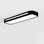 Modern Long Rectangle Flush Mount Ceiling Light with LED
