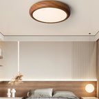 Modern Wood Flush Mount Ceiling Light for Living Room — Harbor Light Co.