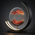Sand Art Table Lamp LED Light with Remote Control