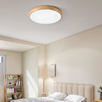 Modern Wood Flush Mount Ceiling Light for Living Room — Harbor Light Co.