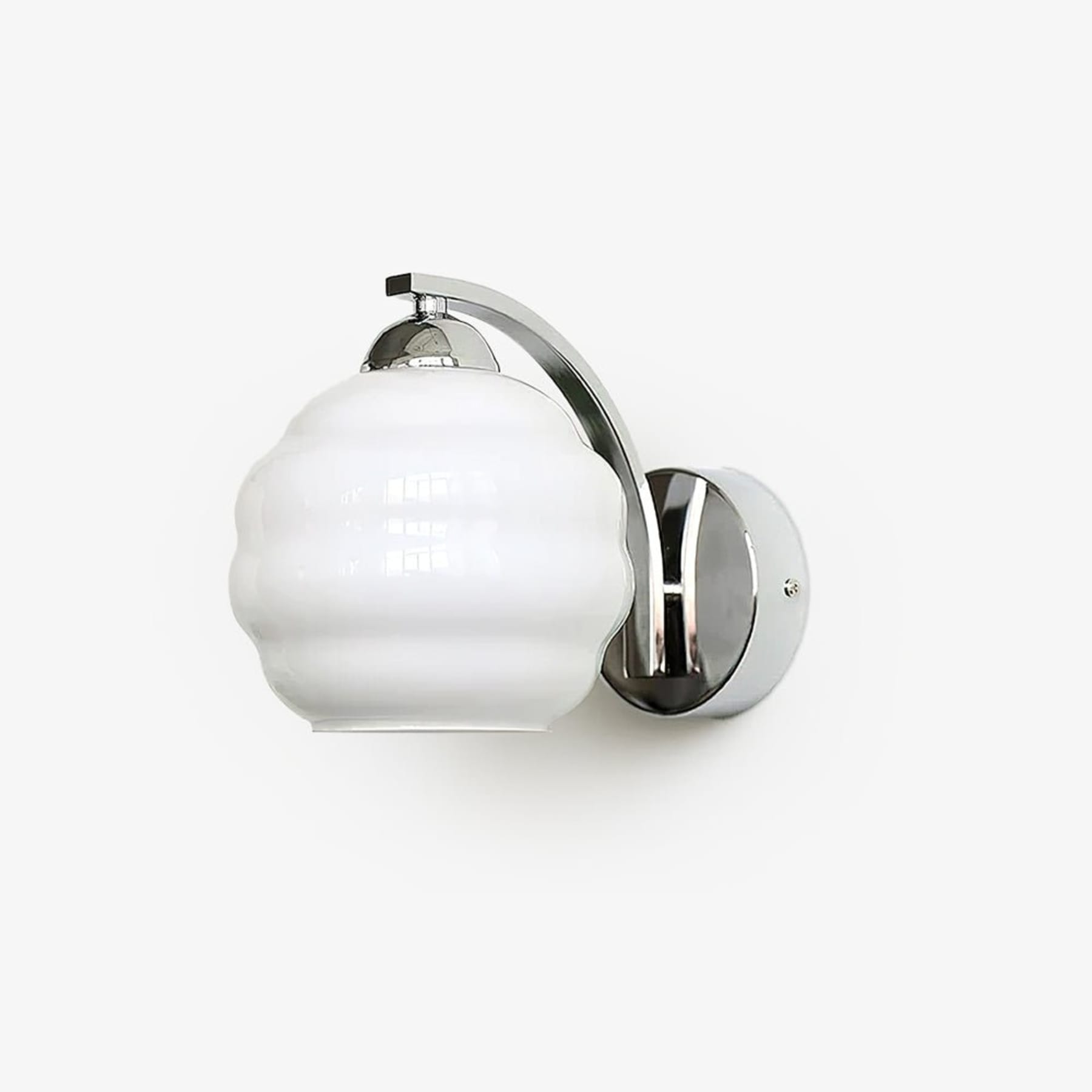 Modern Glass Wall Light With Warm LED Glow — Harbor Light Co.