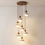 Modern Travertine Stone Pendant Light for Dining Room — Harbor Light Co.