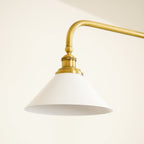Modern Brass Pendant Light With Ceramic Shades for Dining Room — Harbor Light Co.