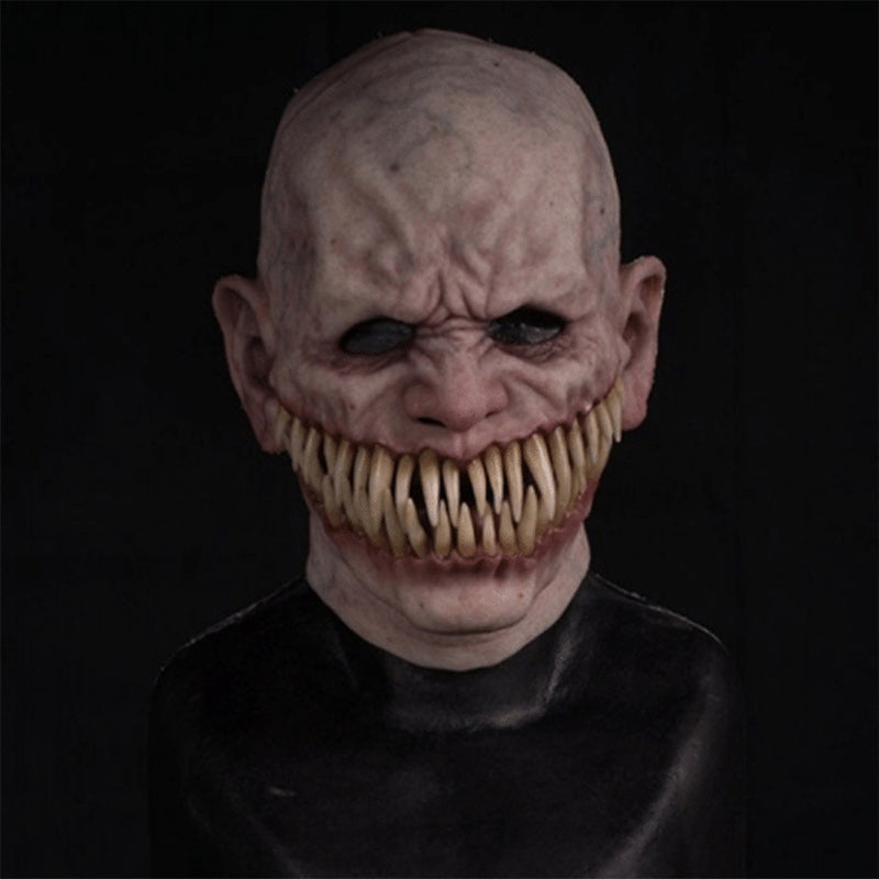 Realistic Latex Mask Full Head Halloween Costume Mask for Adults with Lifelike Detail for Cosplay Masquerade and Themed Parties