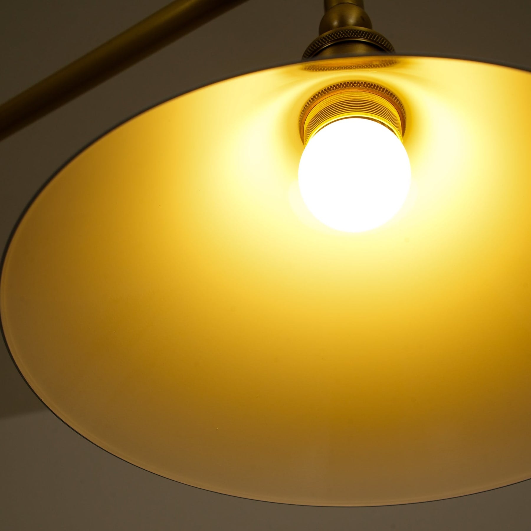 Modern Brass Pendant Light With Ceramic Shades for Dining Room — Harbor Light Co.