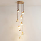 Modern Travertine Stone Pendant Light for Dining Room — Harbor Light Co.