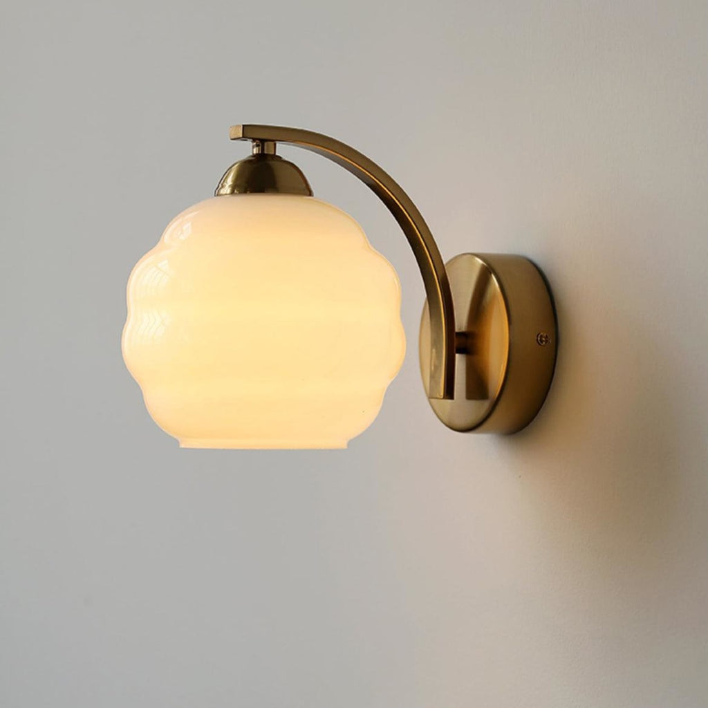 Modern Glass Wall Light With Warm LED Glow — Harbor Light Co.