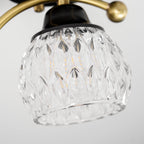 Modern Brass Semi-Flush Ceiling Light for Living Room — Harbor Light Co.