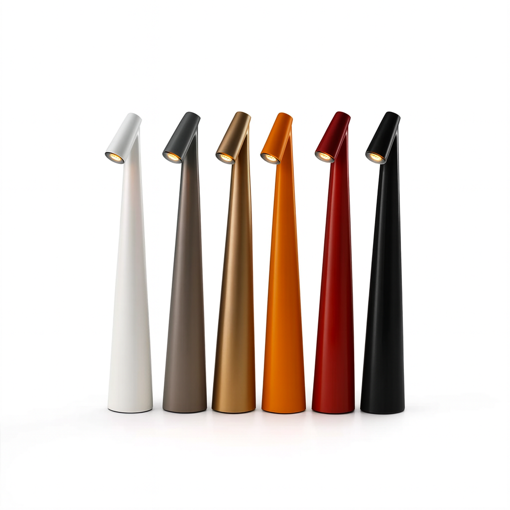 Cordless Rechargeable Table Lamp LED Light with Touch Dimming