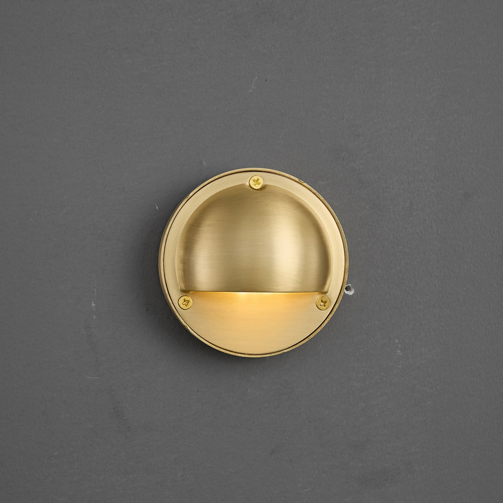 Modern Copper Wall Light With Tri-Color Glow — Harbor Light Co.