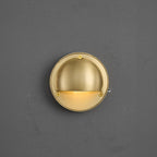 Modern Copper Wall Light With Tri-Color Glow — Harbor Light Co.