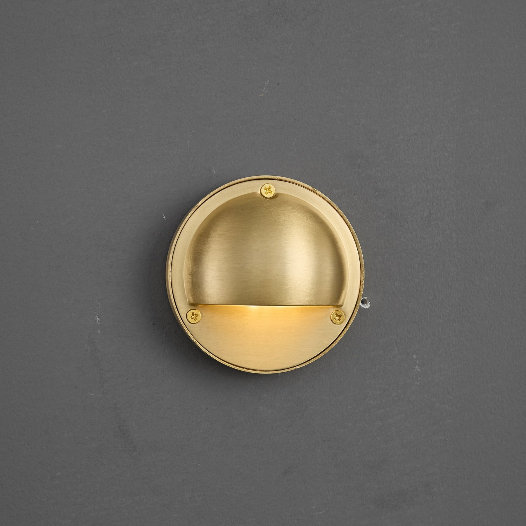 Modern Copper Wall Light With Tri-Color Glow — Harbor Light Co.