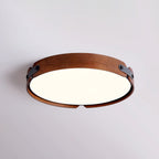 Scandinavian Wood Flush Mount Ceiling Light for Living Room — Harbor Light Co.