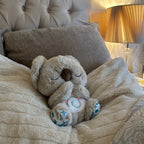 Breathing Koala Plush Sleep Soother for Babies and Kids with Calming Vibration Heartbeat Sounds and Night Light