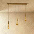Modern Crystal Pendant Light With Adjustable LED Glow — Harbor Light Co.